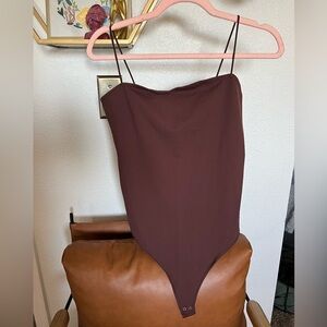 Abercrombie & Fitch Square Neck Cami Bodysuit